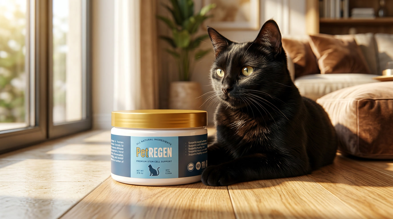 90% of Senior Cats Have Joint Problems: How PetREGEN Supports Whole-Body Wellness in Aging Cats