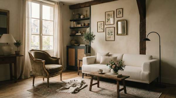 Editorial illustration for Four European Interior Design Styles, Compared: Which Aesthetic Fits Your Home?